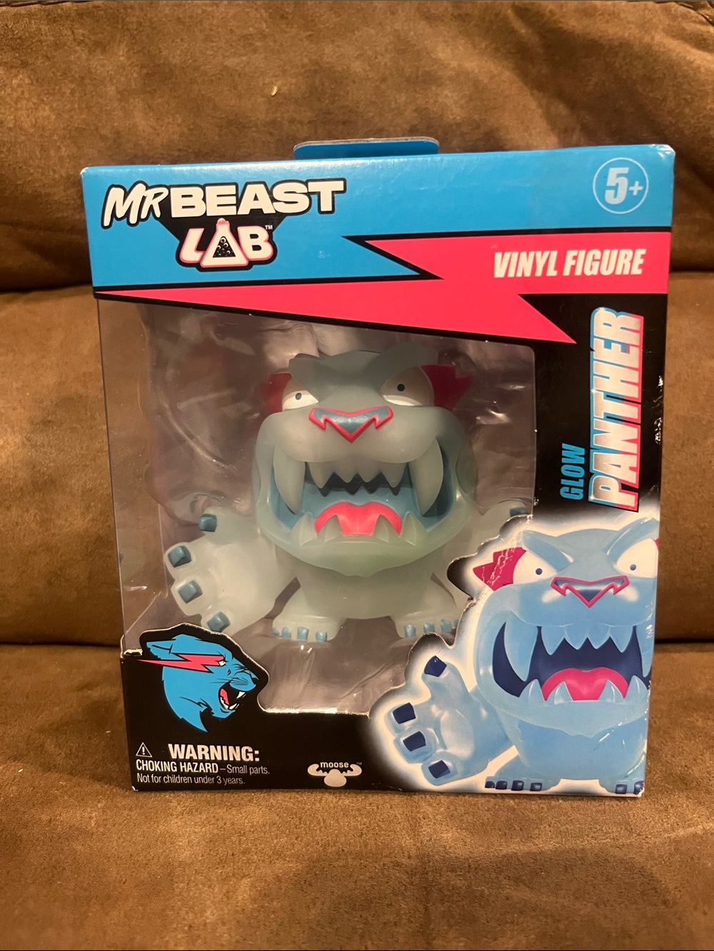Glow Panther Vinyl Figure - Light Blue
